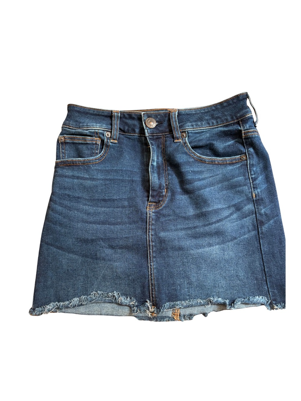 American Eagle Outfitters Dark Blue Denim Mini Skirt